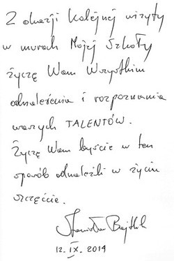 Post scriptum do spotkań z ciekawymi absolwentami szkoły