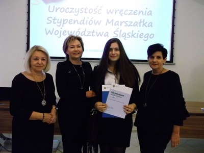 Mamy stypendystkę w Programie wspierania edukacji uzdolnionej młodzieży województwa śląskiego