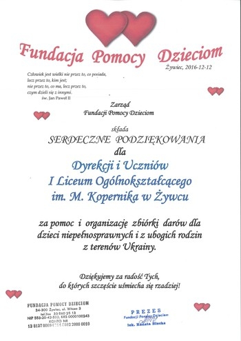 Czynione dobro powraca