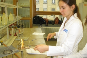 Zajęcia laboratoryjne z chemii w Katowicach, 17.10.2014 - zdjęcie17