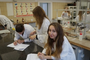 Zajęcia laboratoryjne z chemii w Katowicach, 17.10.2014 - zdjęcie7