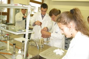 Zajęcia laboratoryjne z chemii w Katowicach, 17.10.2014 - zdjęcie25